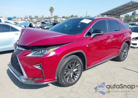 2016 Lexus Rx 350 F Sport from USA, damaged, VIN 2T2BZMCA9GC013433